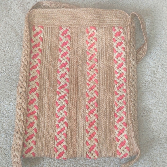 Handmade Organic Braided Jute Shoulder/Tote Bag NEW!!! - Picture 5 of 16